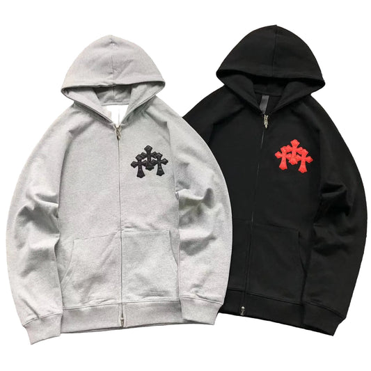Chrome Hearts Zip Up Hoodie