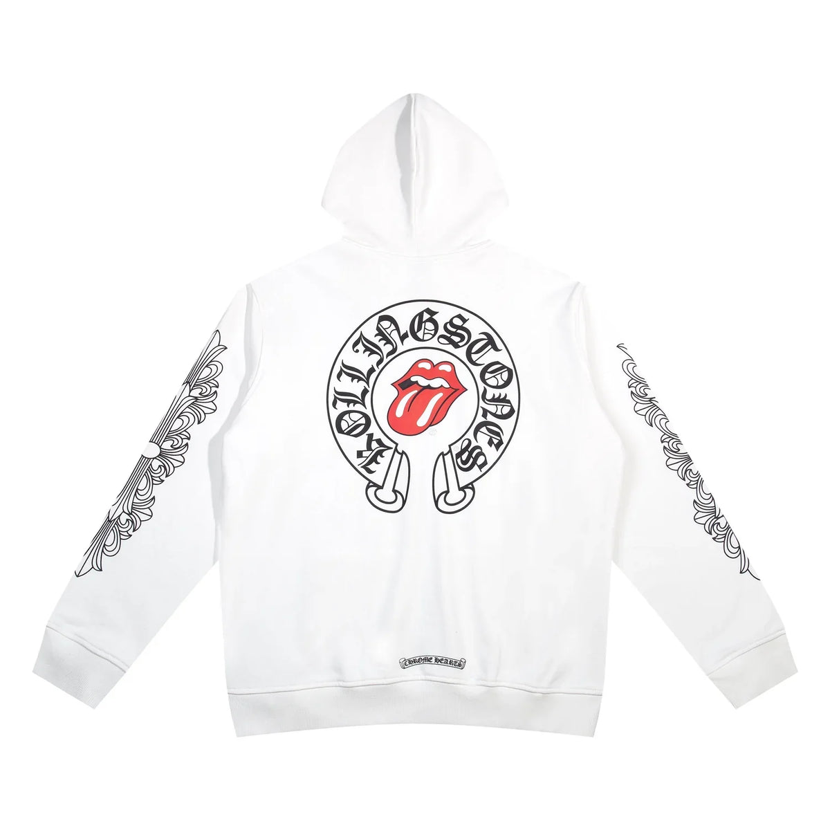 Chrome Hearts Zip Up Hoodie K4 Black/White