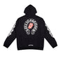 Chrome Hearts Zip Up Hoodie K4 Black/White