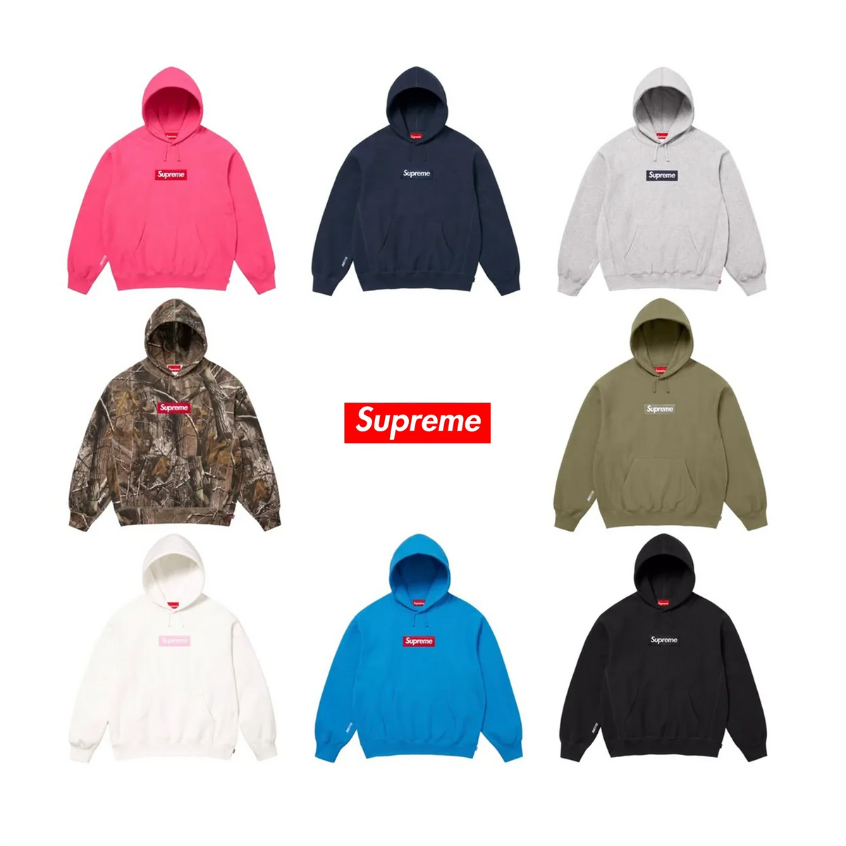 Supreme Box Logo Hoodie Sweatshirt FW25
