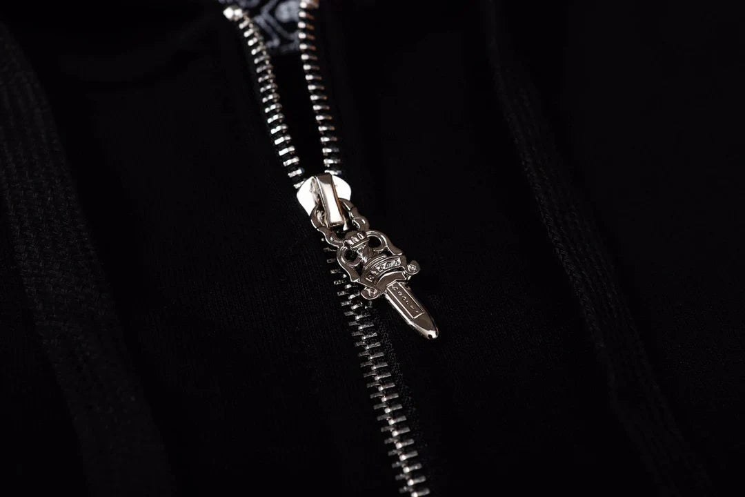 CHROME HEARTS Zip-Up Hoodie 830